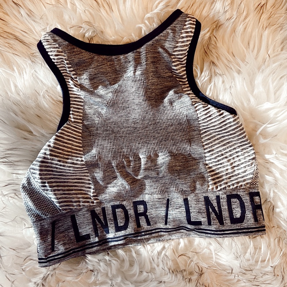 LNDR high neck sports bra/crop